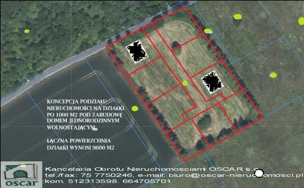 Działka na sprzedaż, 9674 m², Zgorzelec Łagów - Widok 3