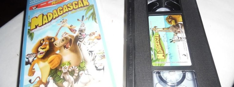 bajka,, Madagaskar'' kaseta VHS na Wideo-1