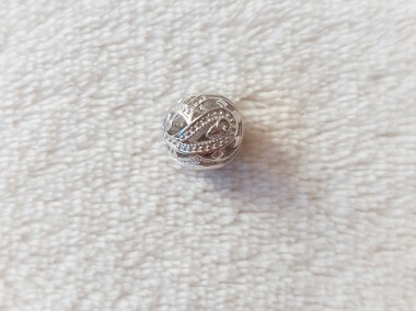 Nowy srebrny koralik bead beads srebro 925 wzór paisley charms modułowa pandora-1