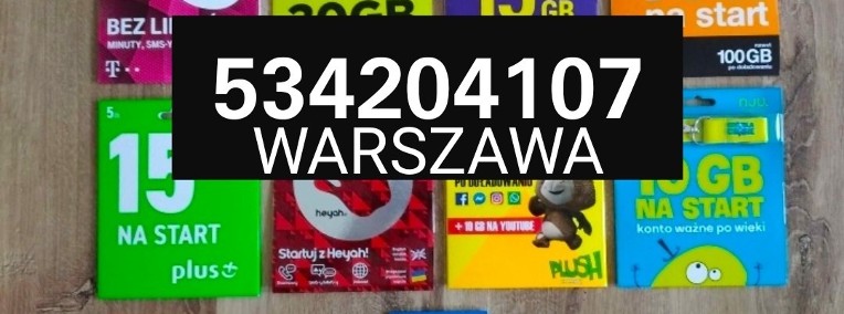 WARSZAWA KARTY SIM ANONIMOWE ZAREJESTROWANE KARTY - ZAGRANICZNE KARTY CZESKIE-1