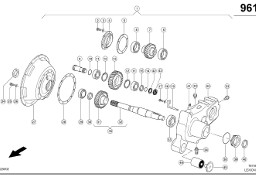 Claas Lexion 580 OBUDOWA PRZEKŁADNI 0007703370 (Przekładnia rozdzielająca)