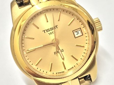 TISSOT PR50 kolor ZŁOTY Zegarek damski BRANSOLETA 24mm CUDOWNY-1