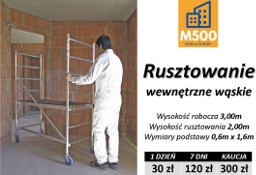 Wypożyczę RUSZTOWANIE 3m aluminiowe lekkie mobilne uniwersalne wynajem wynajęcia