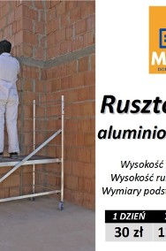 Wypożyczę RUSZTOWANIE 3m aluminiowe lekkie mobilne uniwersalne wynajem wynajęcia-2