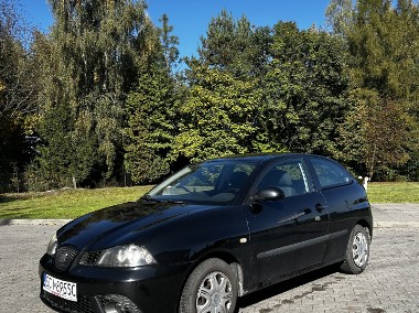 Seat Ibiza, czarny, benzyna, 2006 r, stan idealny, rejestracja w PL-1