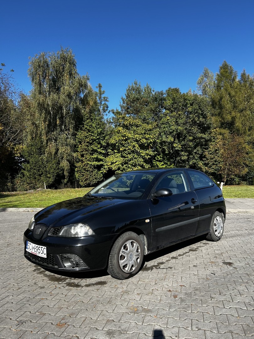 SEAT Ibiza IV Seat Ibiza, czarny, benzyna, 2006 r, stan idealny, rejestracja w PL