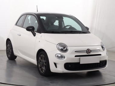 Fiat 500 Salon Polska, 1. Właściciel, Serwis ASO, Skóra, Klimatronic,-1