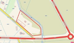 Działka usługowa Skrzeszew, ul. Kościelna