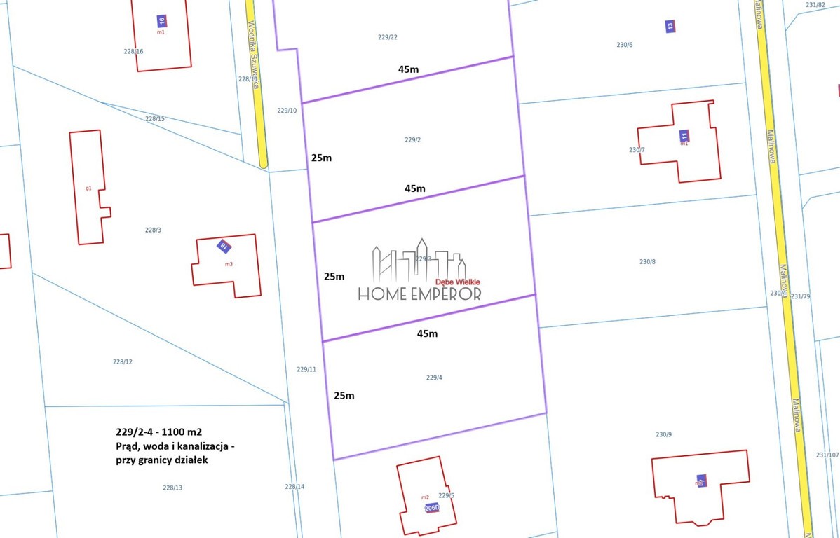 Działka na sprzedaż, 1049 m², Dębe Wielkie - Widok 3