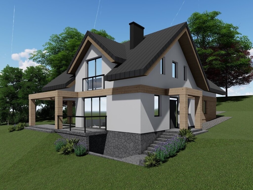 Działka budowlana pow. 700 m² w Odrowążu - Widok 6