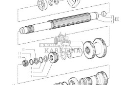 New Holland T6010 Kolo zebate napedz 32t, 36t 5162233