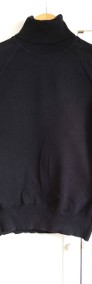 Czarny golf GAP sweter M 38 bawełna bluzka bezrękawnik prosty-3