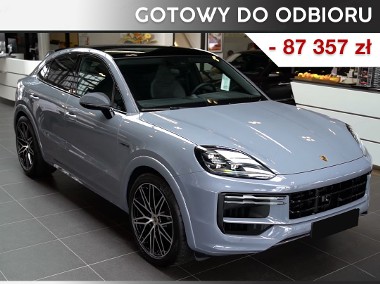 Porsche Cayenne II Coupe Turbo E-Hybrid Wentylowane Fotele z Przodu + Skrętna Oś Tylna +-1