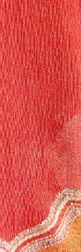 Ręcznie tkany szal wełniany szalik orientalny wełna kolorwy Indie Pakistan-4