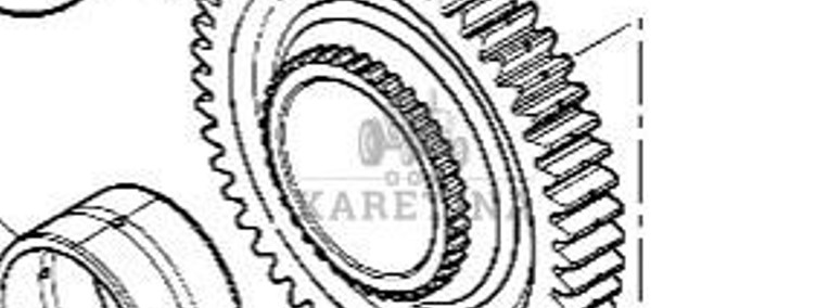 Massey Ferguson 7718S 7718 S 1804A DYNA 6 Koło Zębate Zębatka Zębnik Skrzyni Biegów CZĘŚCI 3796371M2-1