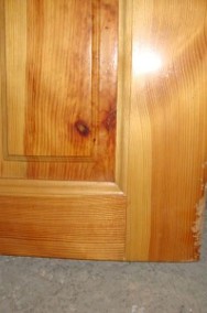 Drzwi sosnowe z zamkiem Gerda Tytan ZX-3