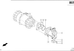 Claas Lexion 600 ZABEZPIECZENIE 0007699320 (Hydrostatyczny napęd jezdny)
