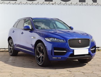 Jaguar F-Pace , Salon Polska, Serwis ASO, 240 KM, Automat, Skóra, Navi,