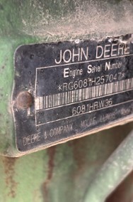 JOHN DEERE 6081HRW36 Silnik Blok Głowica Słupek Wał Korbowy Wałek Pokrywa R504197-3