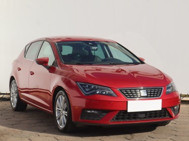 SEAT Leon III , Salon Polska, VAT 23%, Skóra, Klimatronic, Tempomat,-1
