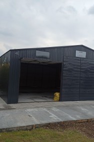 Duża hala garażowa 10x12 brama okno dach dwuspadowy konstrukcja blaszana-2