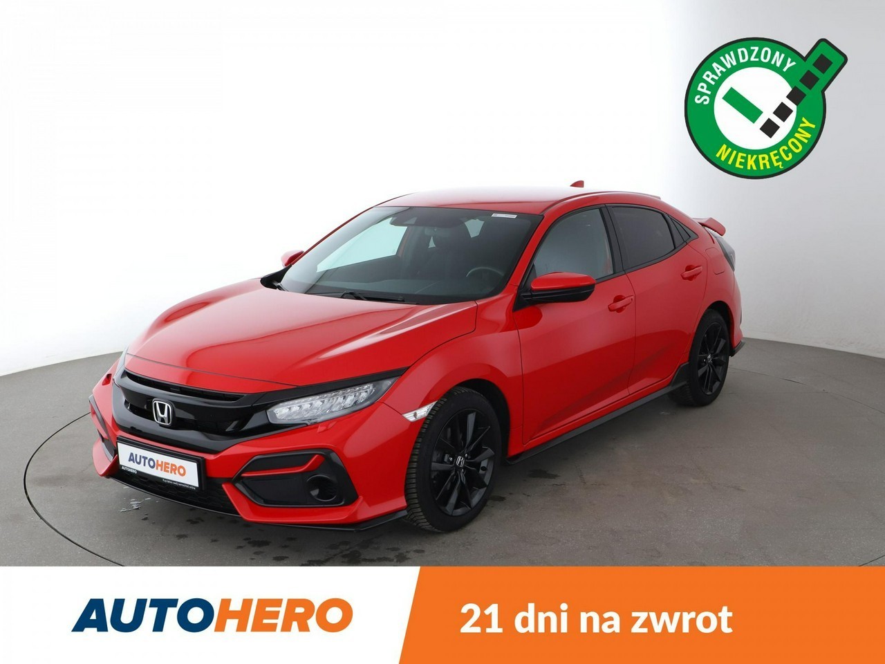 Honda Civic X full LED, klima auto, grzane fotele, czujniki parkowania