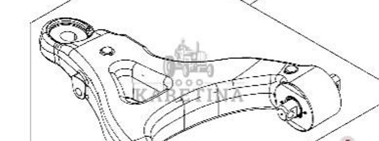 Fendt 930 933 936 939 942 GEN 7 Wahacz Dolny Prawy CZĘŚCI H218PF050047A-1