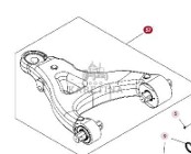 Fendt 930 933 936 939 942 GEN 7 Wahacz Dolny Prawy CZĘŚCI H218PF050047A