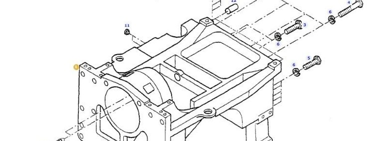 Fendt 927 930 933 936 - obudowa przedniego mostu 926301010012-1