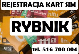 Rybnik ZAREJESTROWANE KARTY SIM polskie REJESTRACJA ONLINE KART SIM starterów