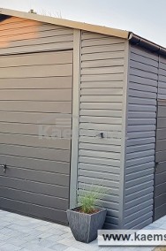 Nowoczesne garaze blaszane drewnopodobne oraz akrylowe garaż blaszany-2