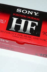 Kasety Sony HF 90 -Doskonałe Żelazo! Op -10 szt-2