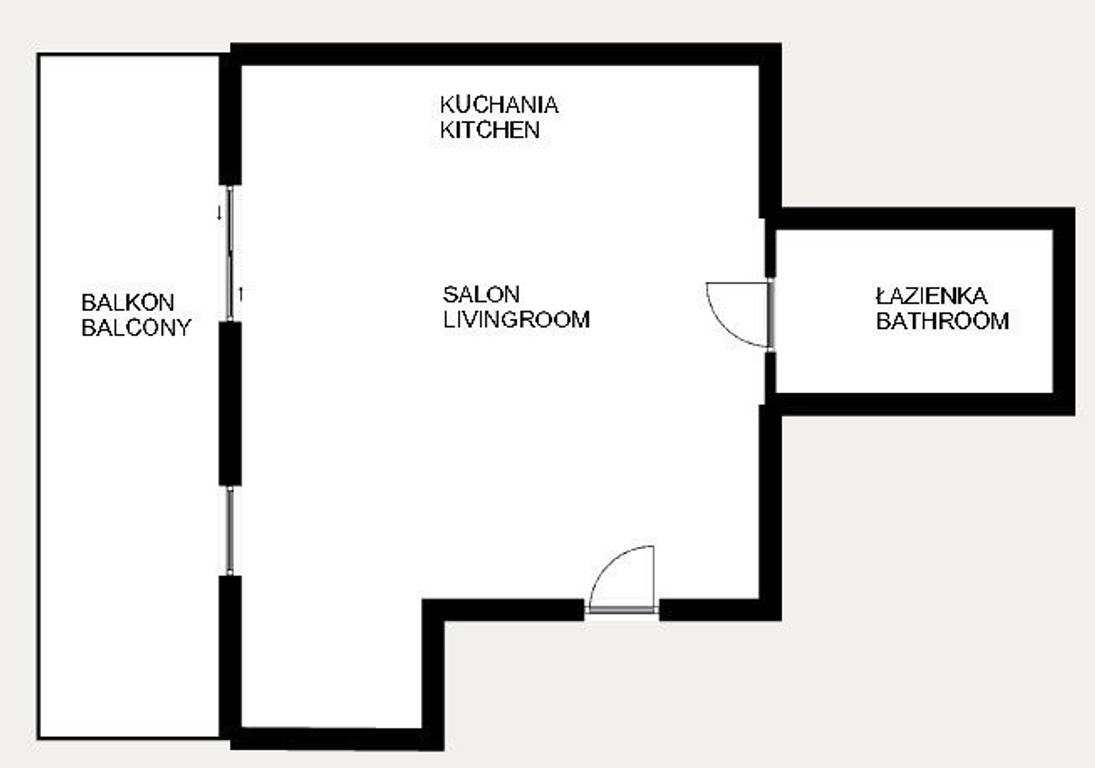 ENG| ul. Klimeckiego, kawalerka, 21 m², balkon – pohled 6