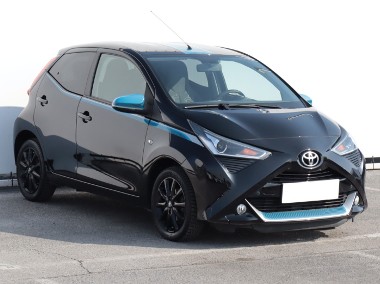 Toyota Aygo , Salon Polska, Serwis ASO, Automat, Skóra, Klima, Parktronic-1