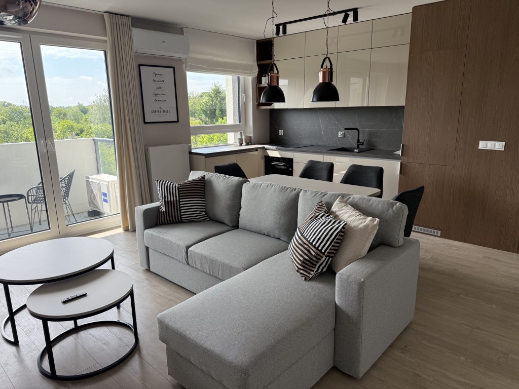 Nowoczesny Apartament z balkonem i klimatyzacją w nowym budynku, widok na Park - View 4