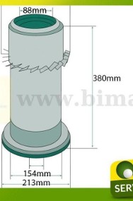 Filtr powietrza BIMA5263 Hurlimann XT-105,XT-110,XT-908,XT-909,-3
