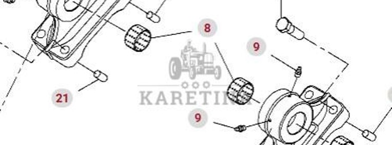 Fendt Vario 1038 1042 1046 1050 GEN 3 Wspornik Tylnego TUZ 530871200212-1