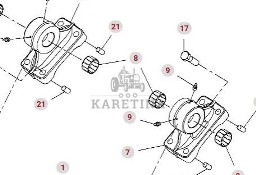 Fendt Vario 1038 1042 1046 1050 GEN 3 Wspornik Tylnego TUZ 530871200212