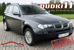 BMW X3 I (E83) 2,5benz DUDKI11 Skóry,Klimatronic 2 str.4x4.Navi.Parktronic,Hak.OKAZ