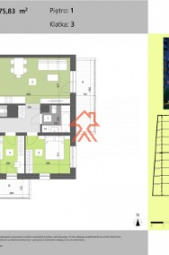 75,83 m² | 4 pokoje | 2 balkony-2