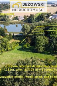 Działka budowlana 1,54ha z budynkami widok na staw-2