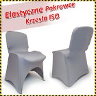 Elastyczne pokrowce na krzesła ISO - Szare - NOWE
