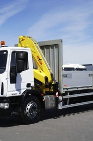EUROCARGO / 180E25 / SKRZYNIOWY + HDS / HYVA HB 150 X / ROTATOR / WIDŁ-2