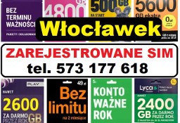 Polskie zarejestrowane karty SIM dzialajace startery telefoniczne LTE Włocławek