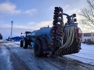 WÓZ ASENIZACYJNY Z APLIKATOREM TALERZOWYM DOGLEBOWYM