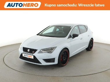 SEAT Leon III DSG full LED półskóra navi klima auto grzane fotele czujniki parkowa-1