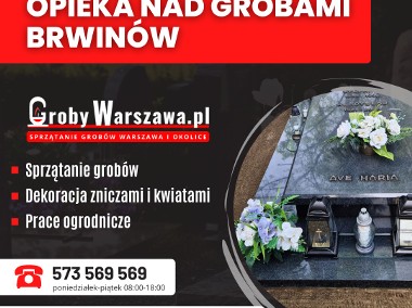 Sprzątanie grobów Brwinów, opieka nad grobami-1