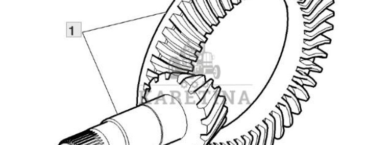 John Deere 9420RX 9470RX 9520RX 9620RX Atak Koło Zębate Mechanizmu Różańcowego RE332944-1