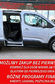 Peugeot Rifter TYLKO 59 TYŚ KM-serwisowany w ASO GWARANCJA 1WŁ Krajowy BEZWYPAD FV2-2