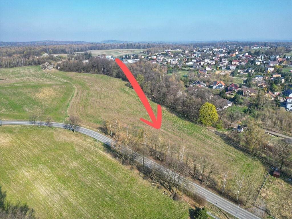 wszystkie media, piękne widoki, gotowa pod budowę, Mikołowskaśląskie